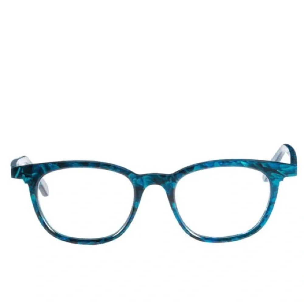 NWOT Matttew Parodia Eyeglass Frame in Blue Marble